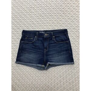 Mossimo high‎ rise shorts Women Tag  6 Waist 28 Approx 30 Blue Denim Stretch